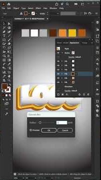 3D Text Effect in Illustrator — No Plugins! | Adobe Illustrator 2026