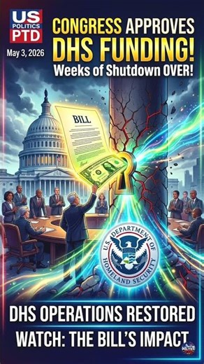 Congress Approves Bill Restoring DHS Funding After Weeks of Partial Shutdown