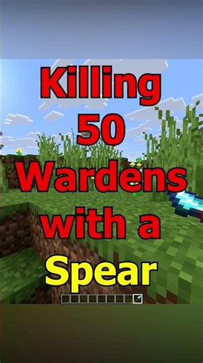 Spear is OVERPOWERED in Minecraft #minecraft