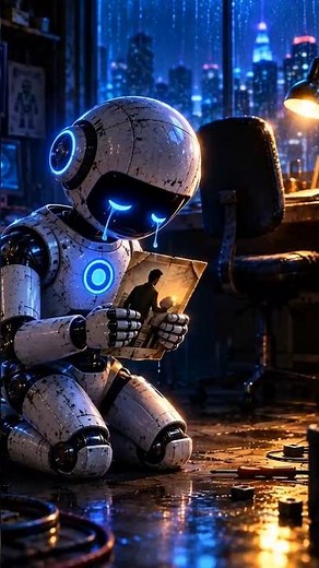 The Robot Who Cried for His Creator 😢🤖 | AI Short Film #Shorts