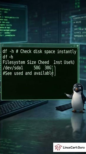 Linux Command You Should Know | df -h