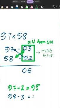 Multiply Faster! Nikhilam Trick (Base 100 & 10ⁿ) || Vedic Math || Ex- 99999997×99999998 in Seconds!