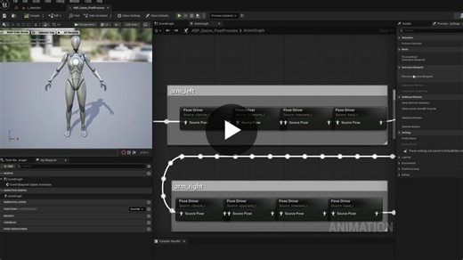 #rbf #animation #blueprints #unrealengine #ue5 #controlrig #rigging #technicalanimation #3d #realtime | Stéphane Biava