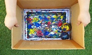 Ball Painting: Sensory Process Art for Kids