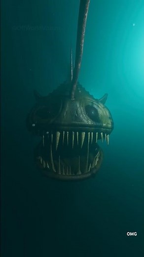 Terrifying Deep-Sea Anglerfish Caught on Camera | Real Footage