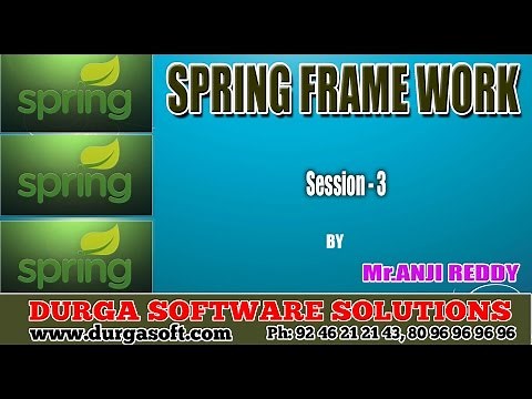 Java Frame work || Spring Session - 3
