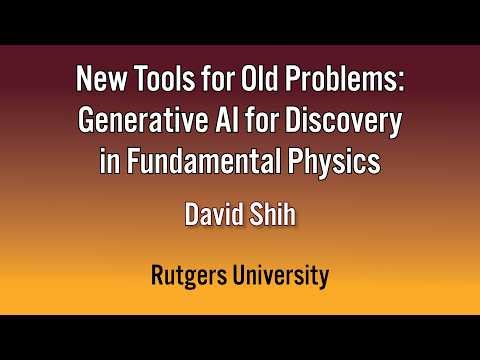 Special FTPI Seminar - 4/23/26 - David Shih - Rutgers University
