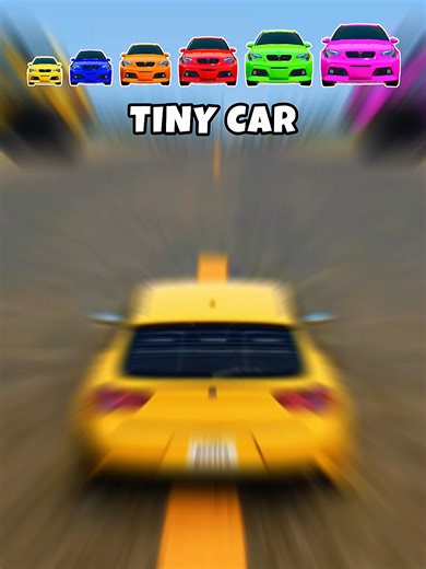 Big vs Small Cars in BeamNG Drive Stunt Challenge