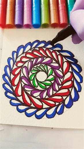 simple art using markers #shorts #drawingideas