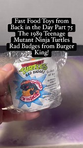 70K views · 980 reactions | Fast Food Toys from Back in the Day Part 75- The 1989 Teenage Mutant Ninja Turtles Rad Badges from Burger King! #teenagemutantninjaturtles #TMNT #burgerking #RetroToys #nostalgia #ChildhoodMemories #backintheday | CPJ Collectibles | Facebook