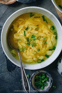 Vegan Egg Drop Soup (A Recipe From My Cookbook)