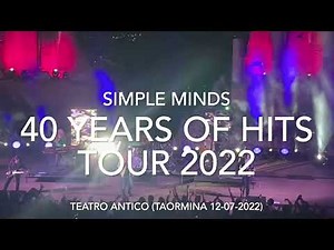 Simple Minds - 40 Years Of Hits - Live in Taormina (12-07-2022) 4K