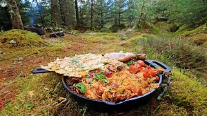 33K views · 991 reactions | One Pot Chicken Chorizo in the Forest  | Relaxing Cooking in Nature ASMR #outdoorcooking #foodlover #cookingtime #asmrcooking #foodphotography | Menwiththepot | Facebook