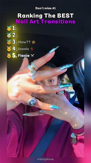 Ranking The BEST Nail Art Transitions 💅