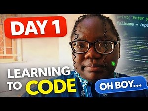 Day 1 Becoming A Programmer... SEND HELP 😭