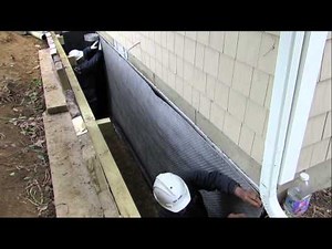 Foundation Waterproofing Installation Long Island, New York