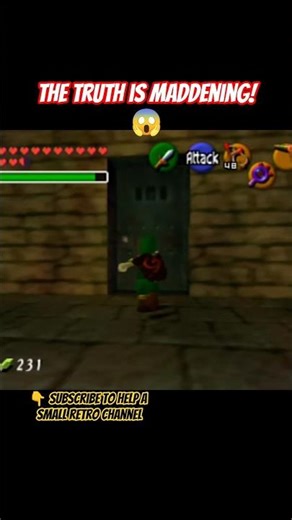 the sound🔊 the lens of truth makes 😱😱😱 #zelda #nintendo64
