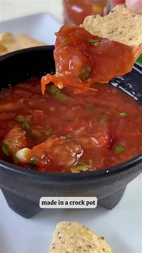 Store-bought salsa could never pull this off. This crockpot salsa slowly cooks fresh ingredients into a bold, restaurant-style dip with perfectly balanced flavor, just the right kick, and barely any chopping involved. GET RECIPE ➡️ visit SlowCookedEats.com and search “crockpot salsa” Why it's a must-make. ✔️ Fresh ingredients ✔️ Restaurant-style flavor ✔️ Freezer-friendly 💛 FOLLOW Slow Cooked Eats for more weekly recipe inspo! #SlowCookedEats #CrockpotRecipes #SlowCookerRecipes #Salsa #Snack #C
