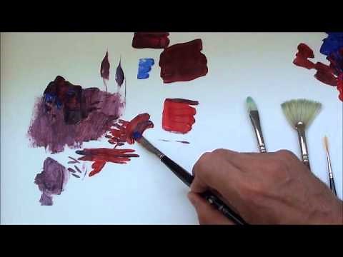 Tipps für Anfänger der Acrylmalerei (1): Pinsel, Teil 2 | Maltechniken