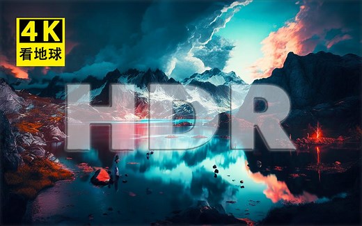 【4K HDR】地球风光|真色彩杜比视界|色彩极致体验||冥想放音乐|超清风光壁纸|音乐风光电影|绝美风光素材||-解压、助眠、放松、治愈、工作学习背景音