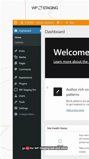 Disable the WP STAGING Login to share with clients and colleagues