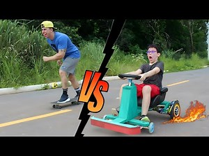 NOSSO CARRINHO HOVERBOARD vs SKATE