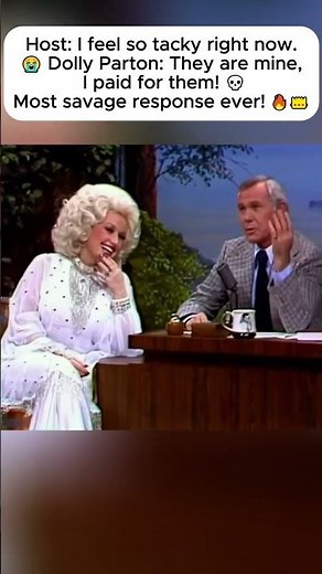 Dolly Parton Shuts Down Johnny Carson! (Tonight Show 1977) 😂💀