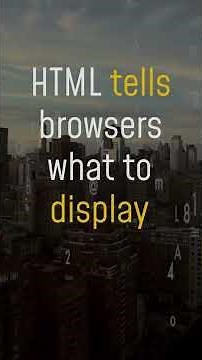 What is HTML? 🌐 | How Websites Are Made #codingforbeginners #programming