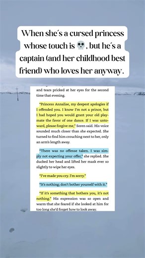 She's a cursed princess. He's a captain who loves her anyway