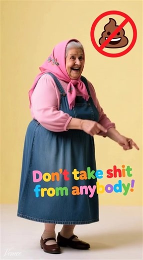 On Polish television, the beloved children’s show took an unexpected turn when the nation met Babcia Rachela — the Polish version of Miss Rachel. She was a round, jolly babushka with rosy cheeks, wearing a pink blouse and a denim-colored Babcia dress that matched her solid pink scarf tied proudly under her chin. Her sturdy Polish shoes tapped on the studio floor as she wagged a finger at the camera, teaching kids a new kind of life lesson: “Nie daj się nikomu!”, Don't let anyone get to you, Behi