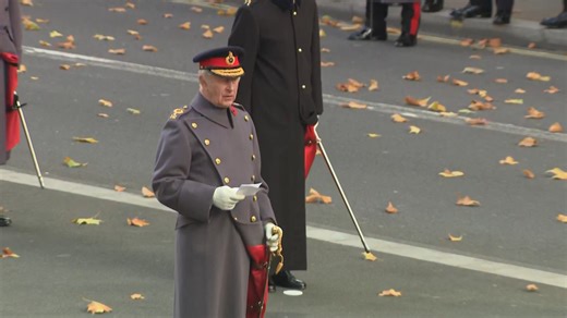 369K views · 7.9K reactions | King Charles, Queen Camilla and members of the Royal Family attended the annual Remembrance Sunday service at the Cenotaph. The King led a two-minute silence and laid a wreath, the design of which paid tribute to the wreaths of his grandfather, King George VI, and Queen Elizabeth II. The Prince and Princess of Wales and the Duke and Duchess of Edinburgh were also in attendance. | The Royal Family Channel | Facebook