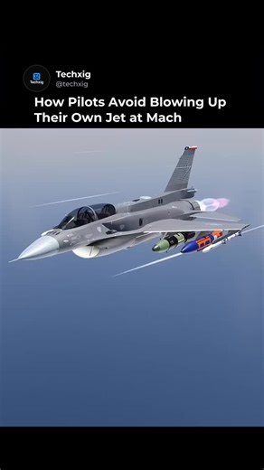 @techxig | Dropping a bomb at supersonic speeds isn’t as simple as opening a door. 💣⚡ If a pilot just released a munition at Mach 1, the thick... | Instagram