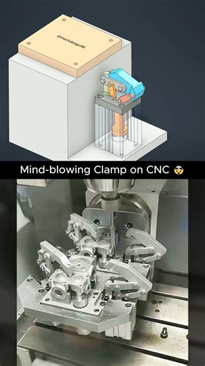 This Clamp Knows When to Move 🤖 #engineering #machine #mechanism