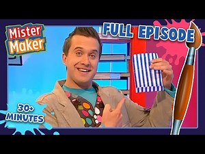 Mister Maker 🎨 Series 3, Episode 17-18 | DOUBLE FULL EPISODE - Arts & Crafts