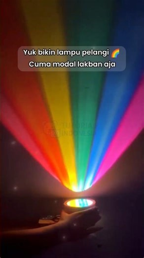 Tutorial Lampu Pelangi Ajaib Dari Lakban Dan Spidol