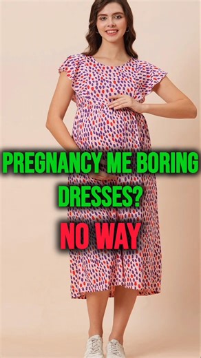 Pregnancy me boring dresses? NO WAY ❌🤰
