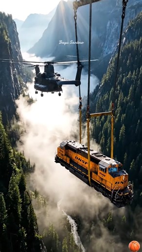 Locomotive delivery by air. #ai #aipowered #railway #railroad #railtravel #railfans #train #trainspotting #trainphotography #amtrak #trainlovers #usrail #eurostar #JR | Bayu Santoso