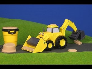Bob der Baumeister Spielzeug deutsch: Bagger Baggi & Kinetic Sand Baustelle