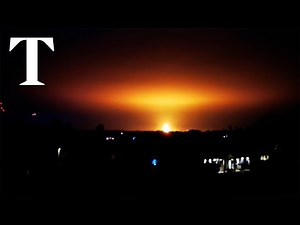 Fireball lights up sky after large explosion in Oxfordshire