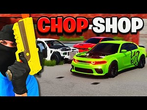 I Ran a CHOP SHOP with Hellcats - Realistic BeamNG Drive with Steering Wheel
