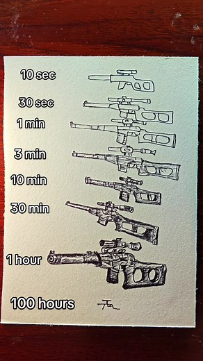 VSS Vintorez drawing tutorial