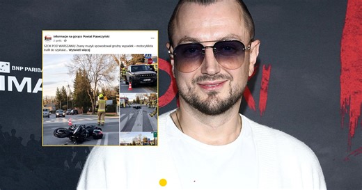 Baron miał brać udział w wypadku samochodowym. Wiemy, co z motocyklistą