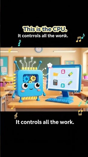 What is a CPU? | CPU Explained for Kids | Class 1 Computer Lesson