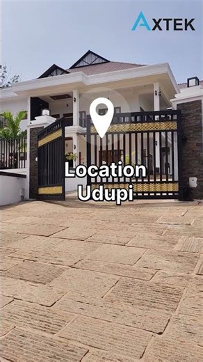 Articulated Arm motor swing gate Automation. Location - Uduppi Karnataka Contact AXTEK- 9061429897