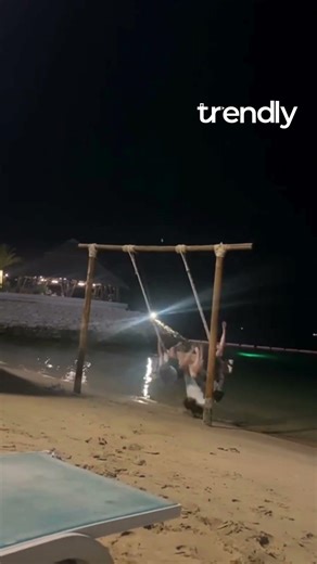 Beach Day Fail: When the Swing Turns Against You
