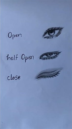Closed Eye Drawing 👁️🌙 | Realistic Pencil Art 🎨 | #eyedrawing #realisticart #drawing #shorts