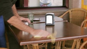Waiter Cleaning Table Restaurant Stock Footage Video (100% Royalty-free) 5702210 | Shutterstock