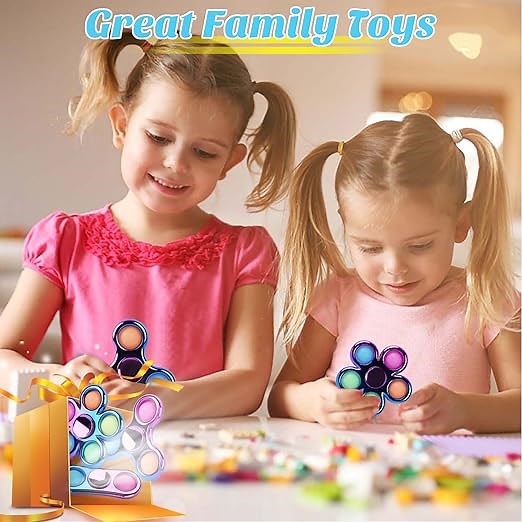 Jawhock Push Pop Bubble Fidget Spinner