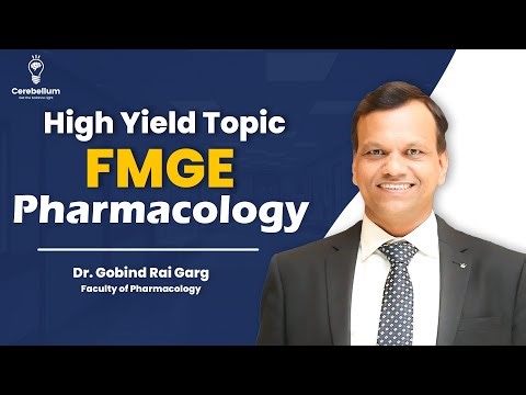 Top 10 High-Yield Pharmacology Topics FMGE | Dr. Gobind Rai Garg #fmge