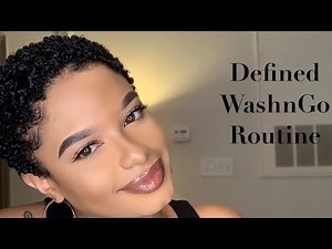 HOW I DEFINE MY WASH N GO USING TWO PRODUCTS | TWA